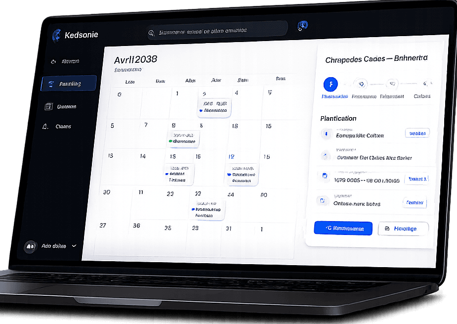 Portail KoelaOne ouvert sur un ordinateur portable